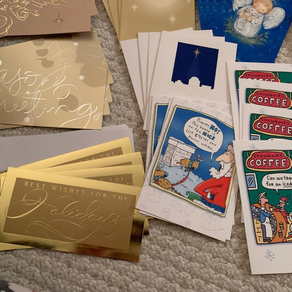 🎄New vintage Hallmark Christmas cards - 50+ with envelopes - Picture 5 of 10